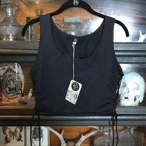 ⚡️NWT⚡️Sidewinder Lace Up Crop Top